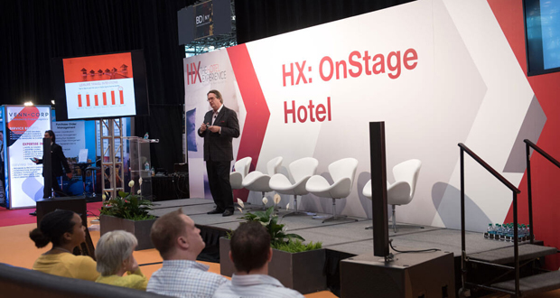 Speaker Peter Yesawich at HX: The Hotel Experience Show in 2017