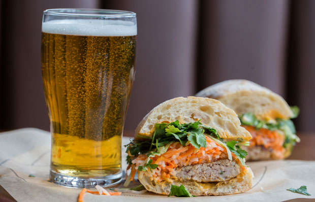 Pork Meatball Banh-Mi from Lardo - food halls (Photo Credit: Alan Weiner)