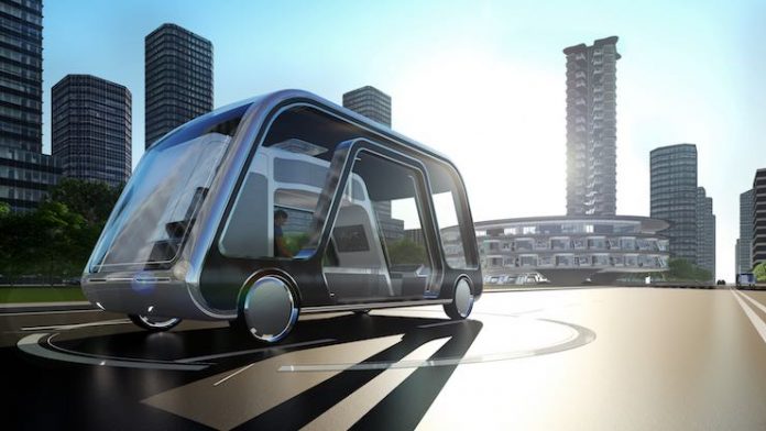 The 2018 Radical Innovation award winner, Autonomous Travel Suite by Steve Lee of Aprilli Design Studio