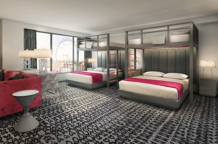 Flamingo Las Vegas Adds Bunk Bed Rooms And Suite During