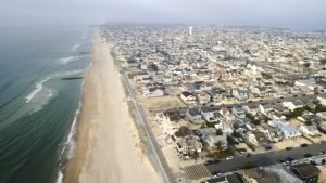 Aerial view of New Jersey Shore