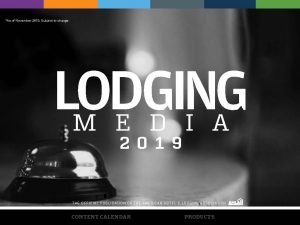 LODGING Media Kit 2019
