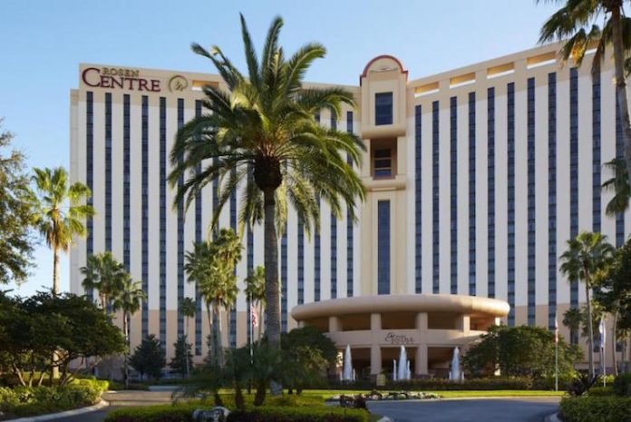 Rosen Centre Hotel is located on International Drive and connected to the Orange County Convention Center via a covered pedestrian skybridge.