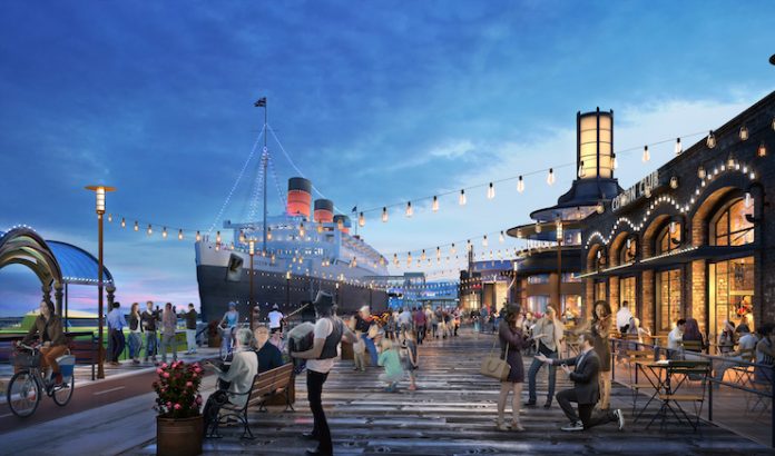 A rendering of Queen Mary Island (Courtesy of Gensler)