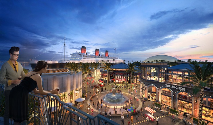 A rendering of Queen Mary Island (Courtesy of Gensler)