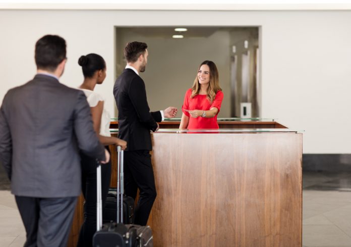 Group business hotel - corporate travel - business traveler