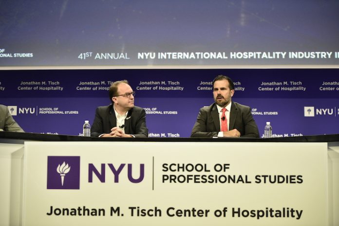 Anatomy of Transaction panel at the 41st Annual NYU International Hospitality Industry Investment Conference held in New York (Photo credit: Tom Weis)