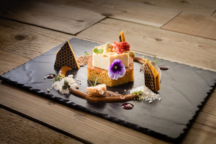 Honey dessert at Fairmont Chateau Whistler (Photo courtesy of Fairmont Hotels & Resorts)