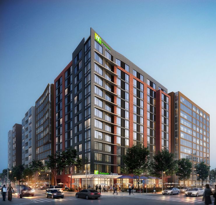Holiday Inn Express Breaks Ground in Downtown Washington D C