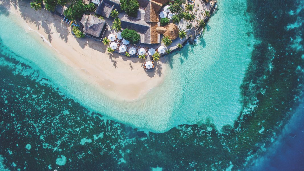 Castaway Island Fiji Aerial - Jeff Wagoner 2019 LODGING Person of the Year