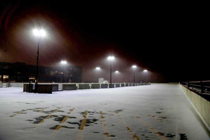 Snow on parking structures