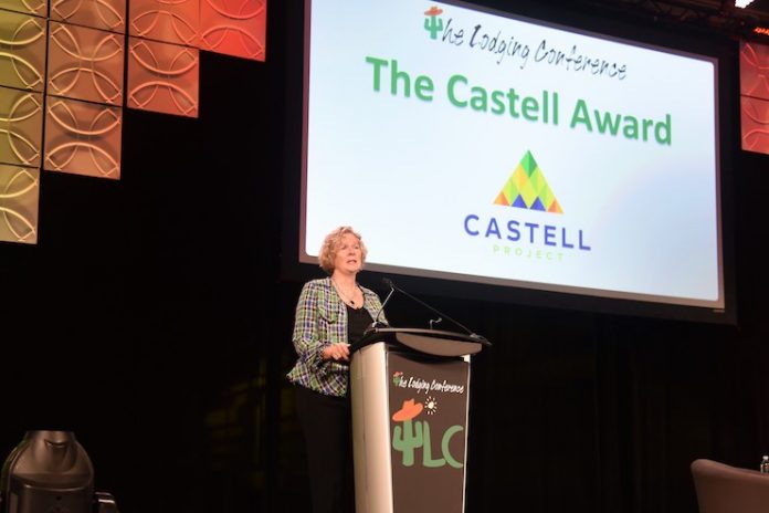 Heather McCrory, Accor CEO of North & Central America, was the recipient of the inaugural Castell Award in 2019.