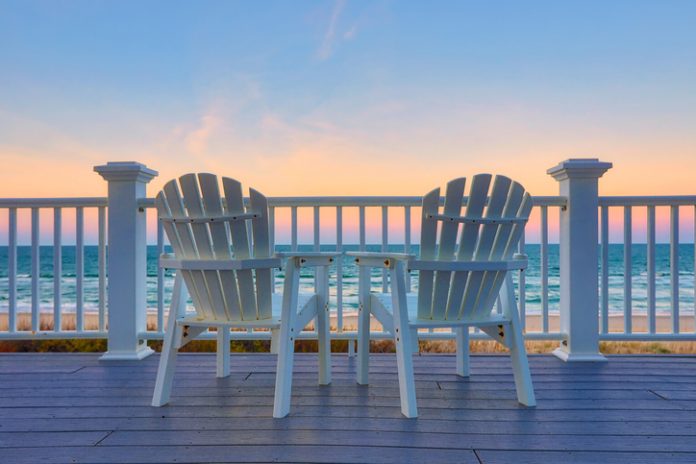 chairs at a waterfront