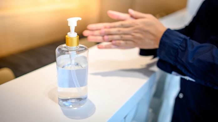 If possible, hotels should provide alcohol-based hand sanitizer that contains at least 60 percent alcohol in all guest contact areas and to all staff.