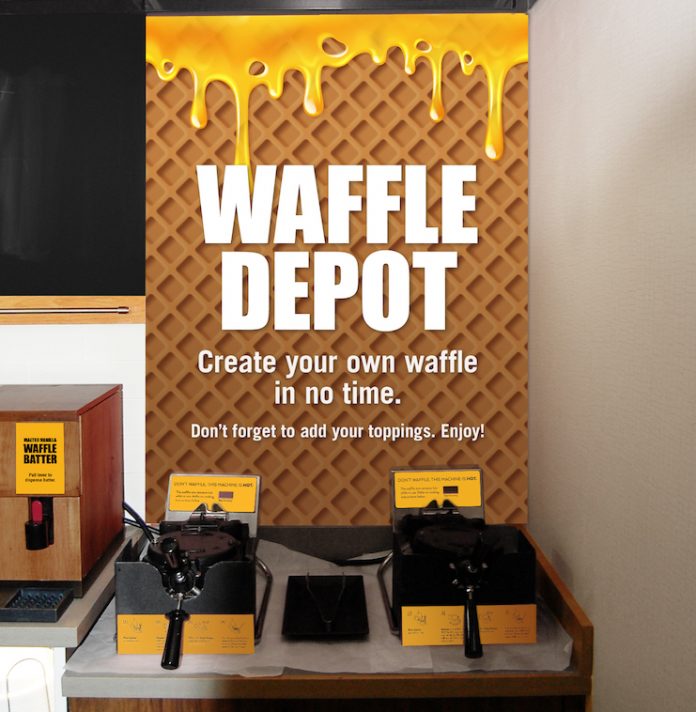 Waffle Depot Sign
