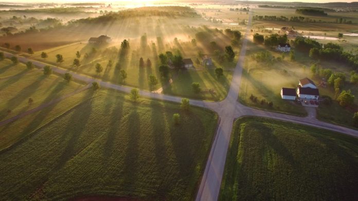 Rural sunrise