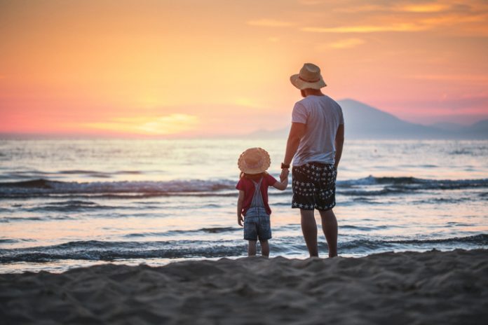 Sunset at the beach - vacation