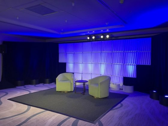 An example of a Presentation Stage at Conrad Fort Lauderdale Beach