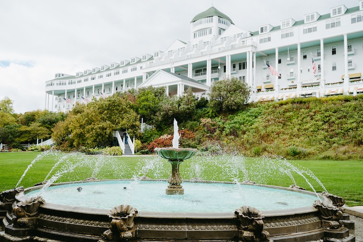 The Grand Hotel on Mackinac Island, Mich.