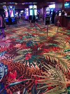 El Cortez Hotel & Casino installed new carpet on the casino floor as part of its $25 million remodel.