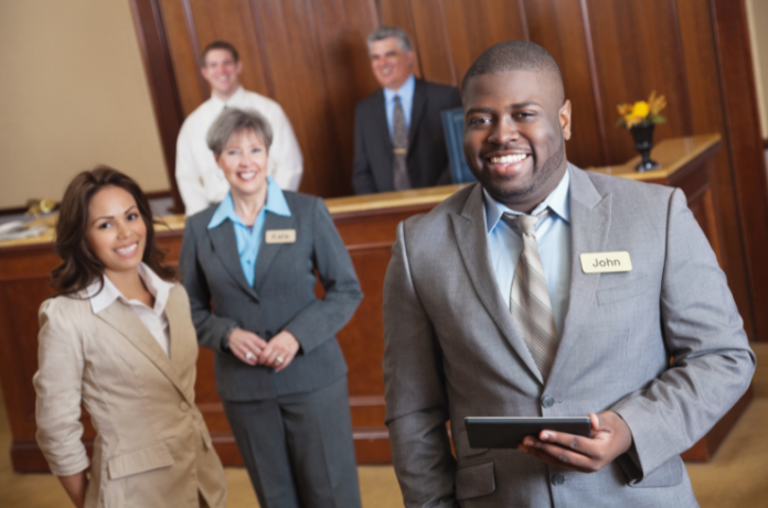 Hotel Hiring - staff smiling at camera