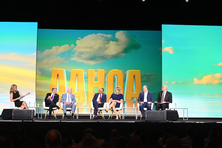 a handful of main model CEOs assembled throughout AAHOACON ’24