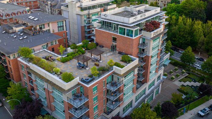 The Parkside Hotel & Spa in Victoria, British Columbia using its rooftop to further sustainability.