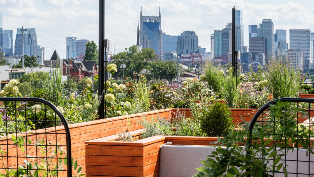 The Tall Tales Rooftop Bar in Nashville offers a unique F&B experience. 